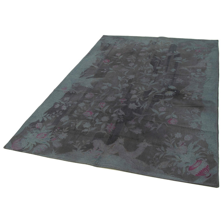 Latitude Vive Leonora Floral Hand Woven Hand Knotted 163cm X 244cm Grey